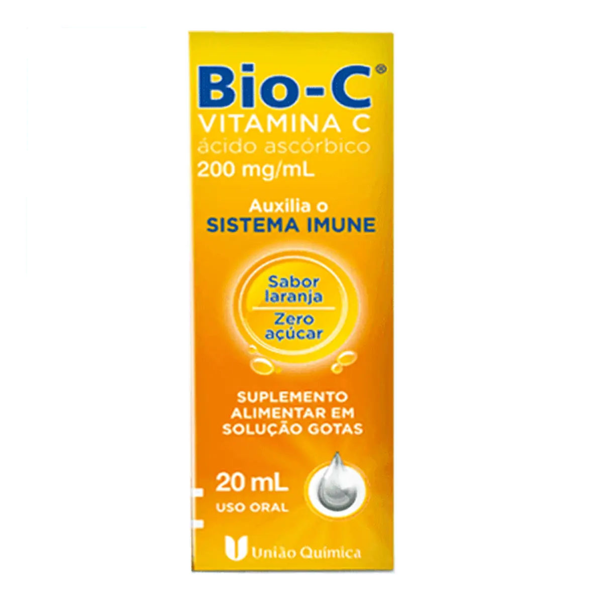 Vitamina C Bio-C 200mg União Química 20ml Gotas