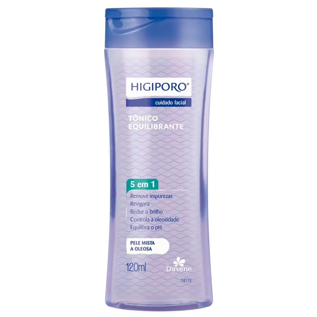 Tônico Equilibrante Pele Mista a Oleosa Higiporo 120ml - Davene