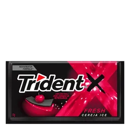 Chiclete Trident X Fresh Cereja Ice 8g