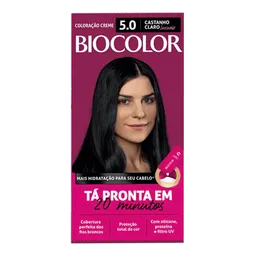 Tinta de Cabelo Biocolor 5.0 Castanho Claro Luxuoso