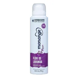 Desodorante Antitranspirante Aerossol Monange Flor de Lavanda 150ml