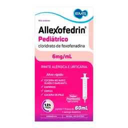 Antialérgico Allexofedrin Pediátrico 6mg/ml 60ml