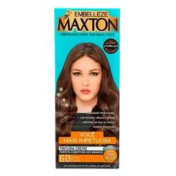 Tinta de Cabelo Embelleze Maxton Creme 6.0 Louro Escuro