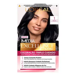Tinta de Cabelo L’Oréal Paris Imédia Excellence 1.0 Preto