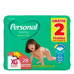 Fralda Persona Baby Protect & Sec XG 28 Unidades