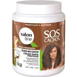 Creme Para Pentear Salon Line S.O.S Cachos Coco 1kg